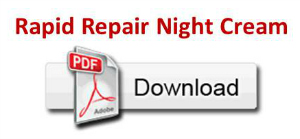 Rapid Repair Night Cream PDF